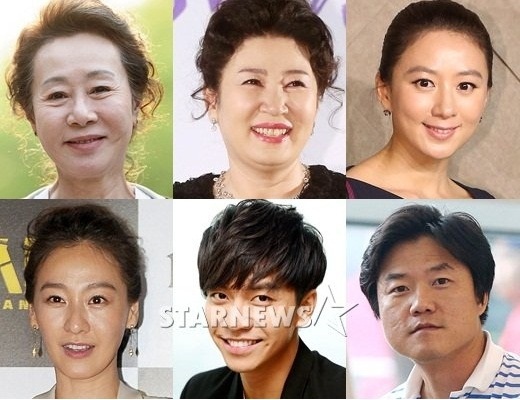윤여정, 김자옥, 김희애, 나영석PD, 이승기, 이미연 /사진=스타뉴스