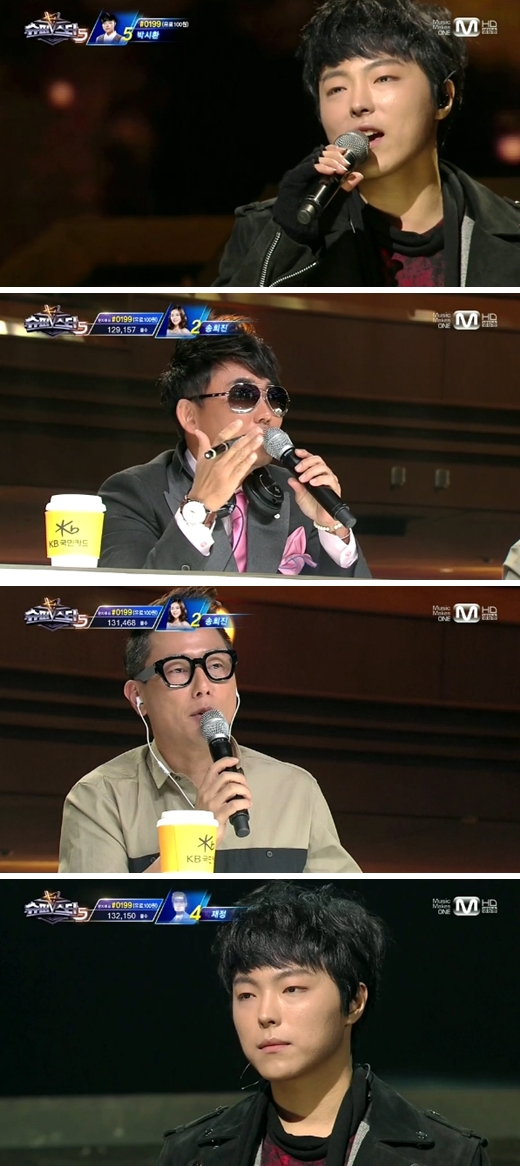 박시환 이승철 윤종신 /사진=Mnet '슈퍼스타K5' 방송 화면