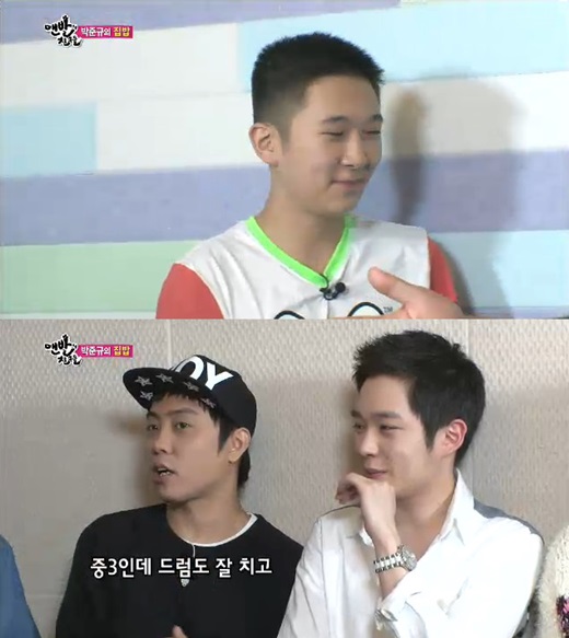 박준규의 두 아들 종혁 군(위)과 종찬 군(아래 오른쪽) /사진=SBS '일요일이 좋다-맨발의 친구들' 방송화면