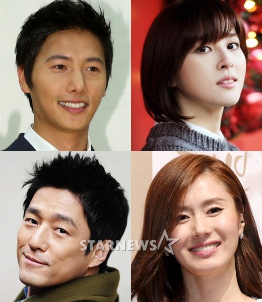 SBS 12월 월화미니시리즈 '따뜻한 말 한마디' 주연 이상우 한혜진 김지수 지진희 (왼쪽 위부터 시계방향)/사진=스타뉴스