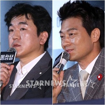 윤제문(왼쪽)과 조성하 / 사진=이기범 기자