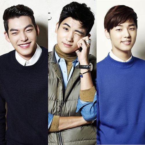 (왼쪽부터)SBS '상속자들' 출연자 김우빈, 박형식, 강민혁 /사진제공=SBS