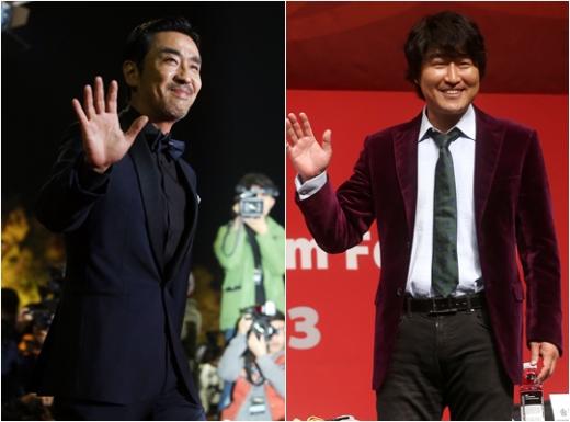 류승룡과 송강호 / 사진=머니투데이 스타뉴스