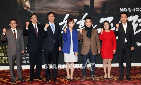 (왼쪽부터)차명진, 박형준, 천호선, 정은혜, 정봉주, 손수조, 금태섭 / 사진=최부석 기자