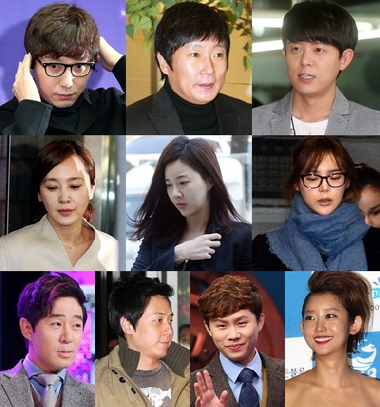탁재훈, 이수근, 토니안, 이승연, 장미인애, 박시연, 붐, 앤디, 양세형, 송인화(위부터) /사진=스타뉴스