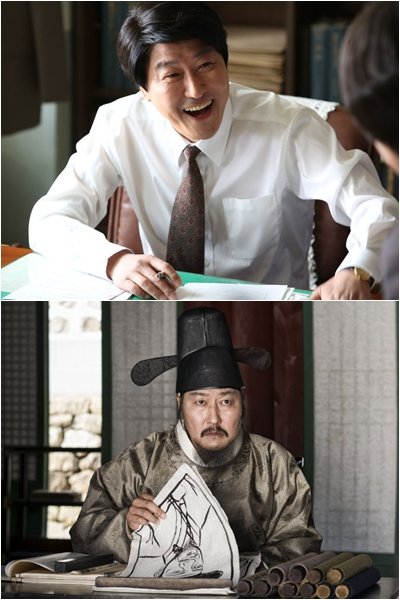 사진 위부터 '소원'의 설경구와 '스파이'의 설경구 /사진=스틸컷