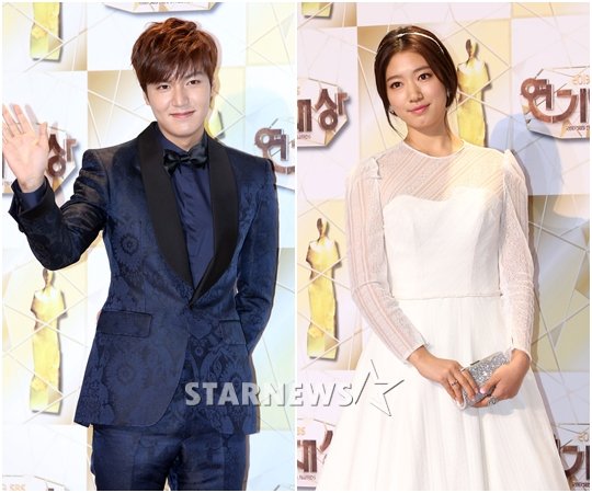 (왼쪽부터) 배우 이민호, 박신혜 / 사진=이기범 기자