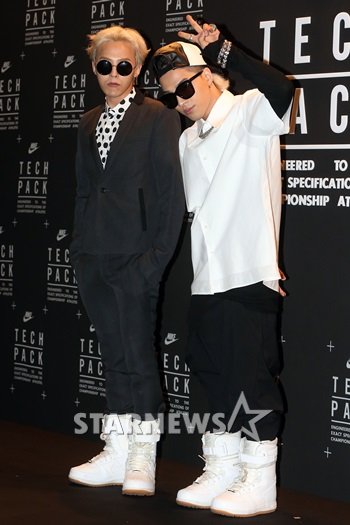 지드래곤(왼)과 태양 / 사진= 스타뉴스 이기범 기자