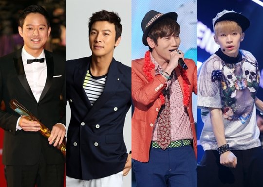 (왼쪽부터)천정명, 박건형, 케이윌, 헨리 / 사진=머니투데이 스타뉴스