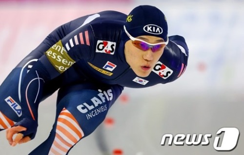 스피드 스케이팅 500m 금메달이 예상되는 모태범. /사진 AFP=뉴스1