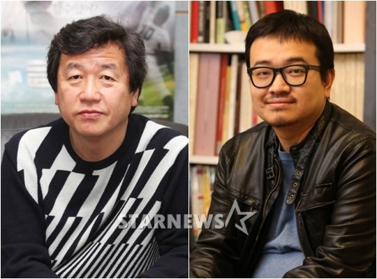 강우석 감독과 연상호 감독/사진=머니투데이 스타뉴스.