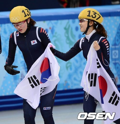 소치 동계올림픽에서 금메달을 차지한 박승희(좌)와 공상정(우). /사진=OSEN
