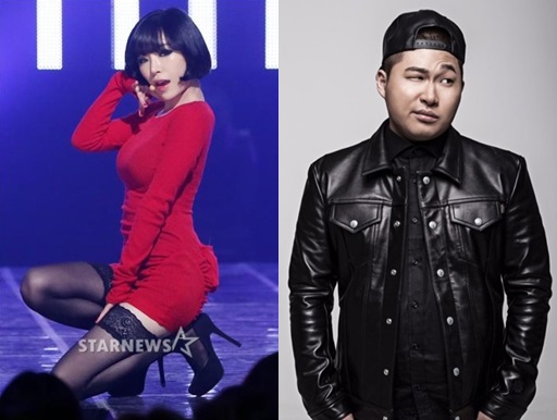 가인(왼쪽)과 스윙스