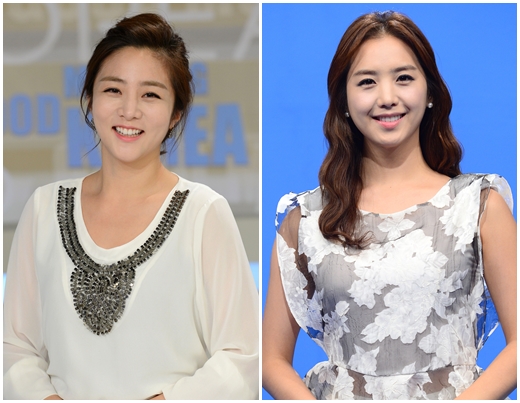 정다은 아나운서(사진 좌측)와 이지애 아나운서 /사진=KBS