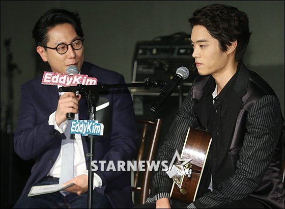 윤종신(왼)과 에디킴/사진=스타뉴스 이동훈 기자