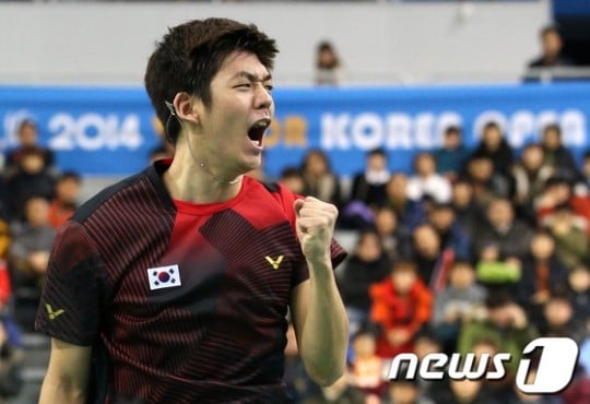 1년 자격정지가 취소되며 2014 인천아시안게임에 출전할 수 있게 된 이용대. /사진=News1