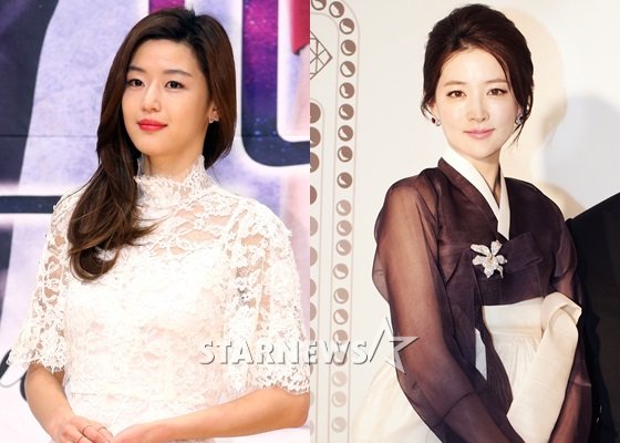 배우 전지현(왼쪽)과 이영애 /사진=스타뉴스, 디마코