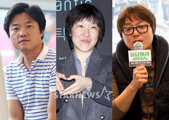 나영석PD, 이우정 작가, 신원호PD(왼쪽부터) /사진=스타뉴스