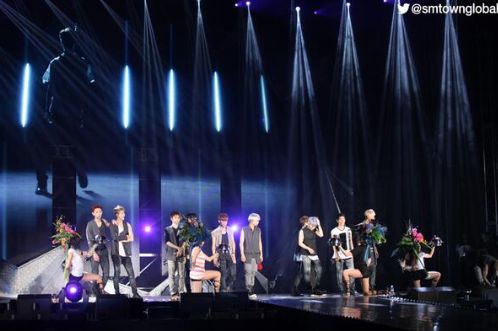 엑소 콘서트 리허설 모습/사진출처=SM트위터