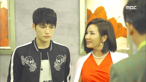 MBC '트라이앵글'의 정소희(오른쪽)와 김재중 /사진=화면캡처
