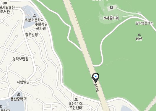 남산3호터널 위치/사진=네이버 지도 캡쳐