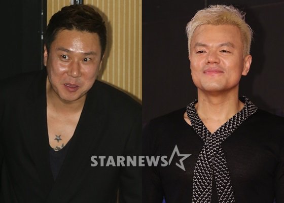 이상민(왼쪽)과 박진영 /사진=스타뉴스