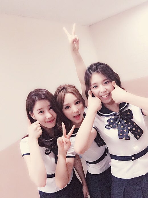 걸그룹 베리굿 멤버  태하, 나연, 고운 (왼쪽부터)/사진출처=베리굿 페이스북