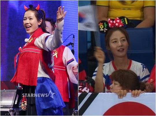 손예진과 성유리/사진=머니투데이 스타뉴스, SBS 제공