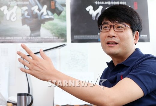 KBS 1TV 대하드라마 '정도전' 정현민 작가 /사진=최부석 기자