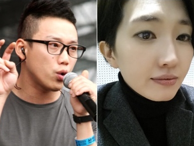 권정열(왼)과 김윤주 / 사진=스타뉴스, 김윤주 트위터