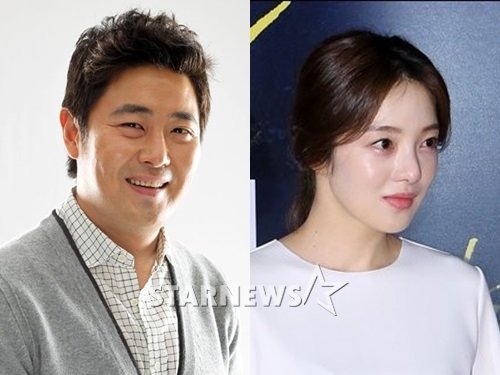 열애설에 휩싸인 배우 하정우 동생 차정우와 황보라/사진=스타뉴스