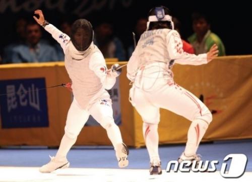 펜싱 경기 장면. /사진=뉴스1