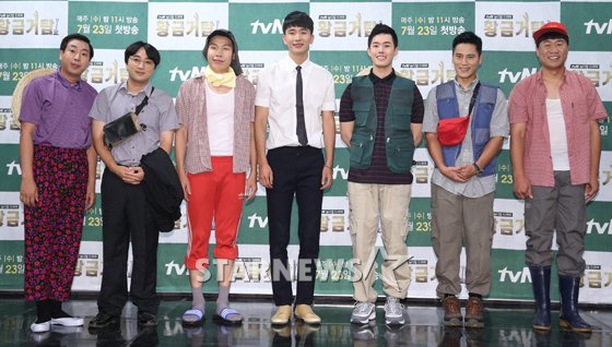 정진욱, 황제성, 백봉기, 이용주, 김호창, 김재우, 최종훈/사진=이기범 기자