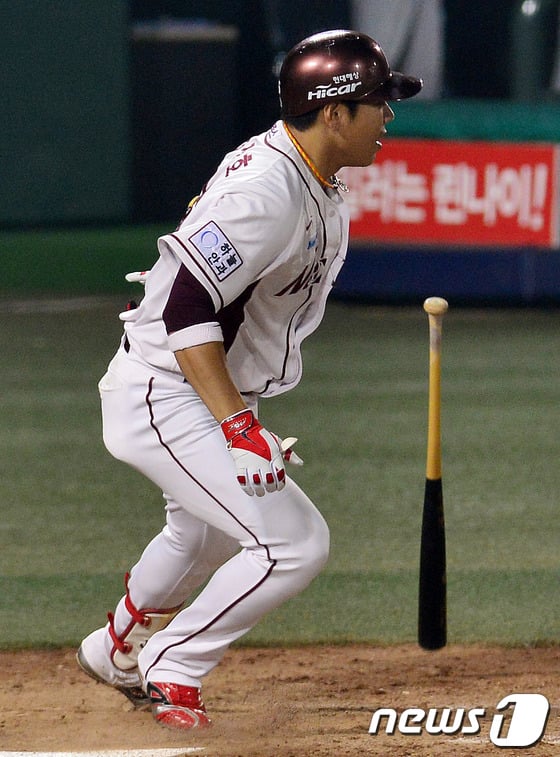 강정호가 2014 프로야구 올스타전에서 홈런을 터트렸다./사진=뉴스1