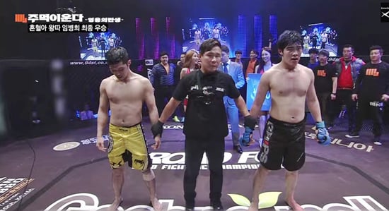 박형근(왼쪽), 임병희(오른쪽) /사진=로드FC 제공