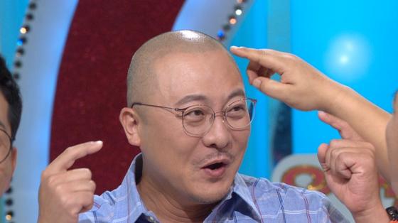 아이들을 위해 두피 문신을 한 염경환 /사진제공=KBS