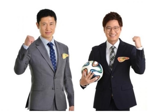 이영표 KBS 해설위원(사진 왼쪽)과 조우종 KBS 아나운서 /사진=KBS