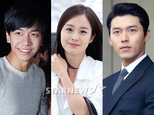 가수 겸 배우 이승기, 배우 김태희와 현빈/사진=스타뉴스