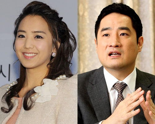 방송인 이지애, 강용석 전 의원/사진=스타뉴스
