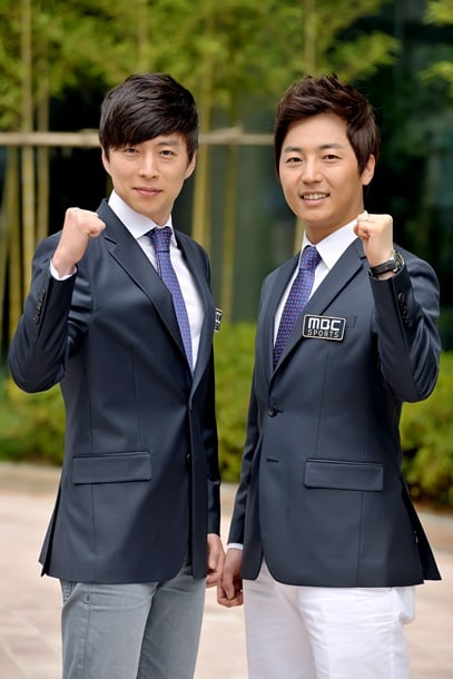인천 아시안게임 김나진, 이성배 MBC 캐스터 / 사진제공=MBC