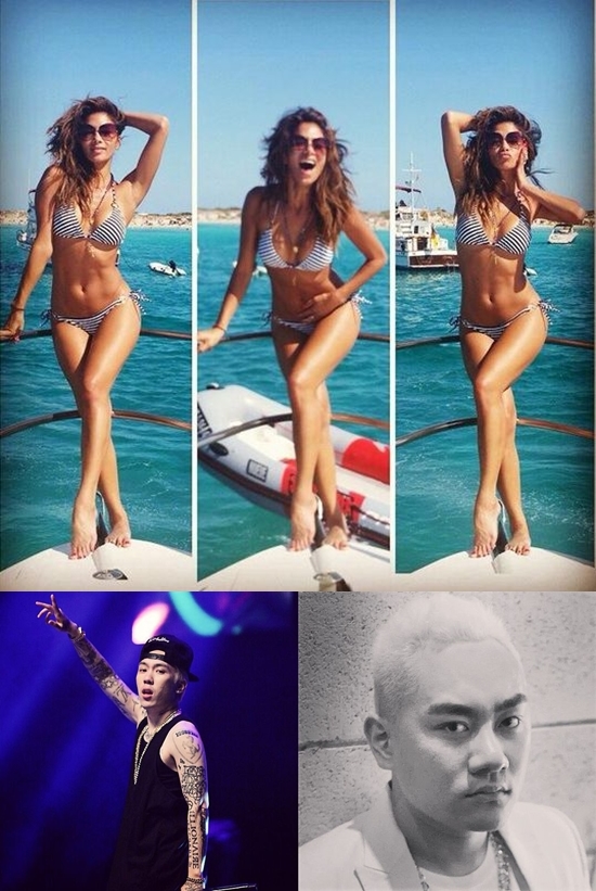 (시계방향으로) 니콜 셰르징거, 미스터 고르도, 도끼 /사진=니콜 셰르징거 트위터, 미스터 고르도 인스타그램, 도끼 인스타그램