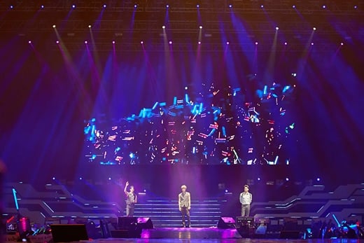 JYJ(김준수, 김재중, 박유천)의 중국 상하이 콘서트 /사진제공=씨제스엔터테인먼트
