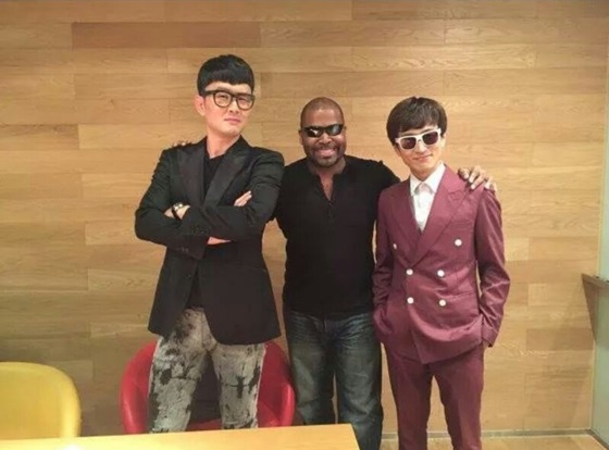 개그맨 윤형빈, 가수 그렉, 개그맨 김영민(왼쪽부터) /사진=김영민 페이스북