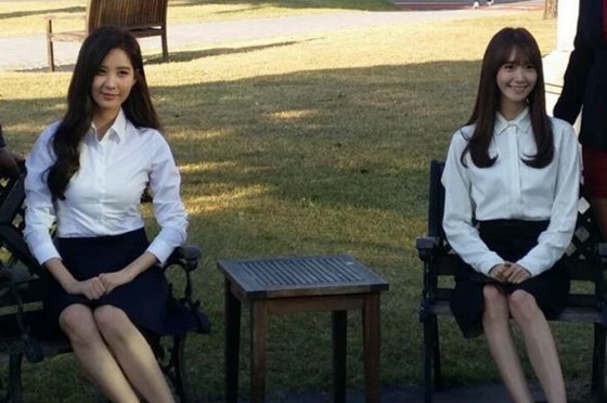 소녀시대 윤아와 서현 /사진=온라인 커뮤니티