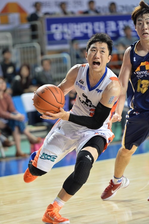전자랜드의 '에이스' 정영삼. /사진=KBL 제공