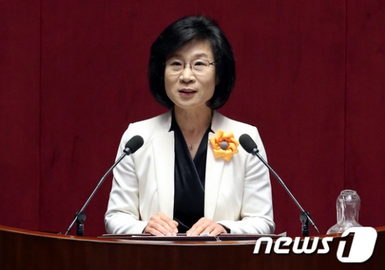 월성 원전 1호기의 방사능 누출 문제를 제기한 김제남 정의당 의원. /사진=뉴스1