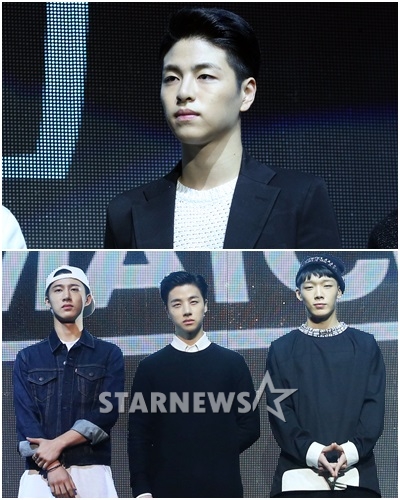 구준회(위)와 (아래 왼쪽부터) 비아이 김진환 바비/사진=스타뉴스