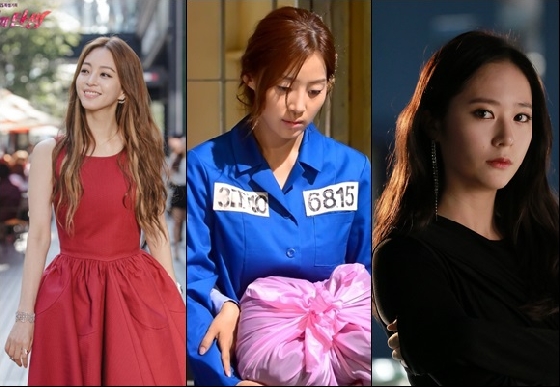 (왼쪽부터) 한예슬, 한지혜, 정수정 / 사진=MBC, SBS 홈페이지