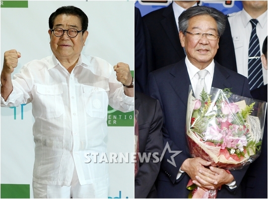 송해(사진 왼쪽)와 최불암 / 사진=머니투데이 스타뉴스