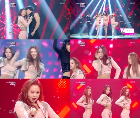 퍼펄즈 '뮤직뱅크' 무대